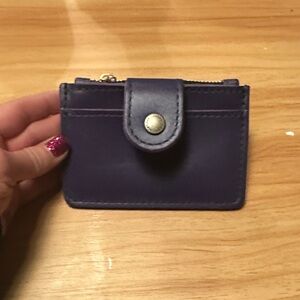 Portland leather Sabrina wallet amethyst. BNNU. Premium.